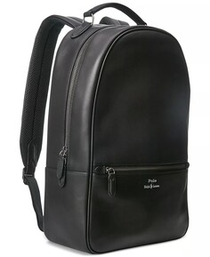 Мужской кожаный рюкзак Polo Ralph Lauren, черный