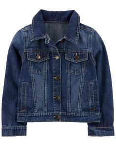 Детская базовая джинсовая куртка для девочек Carter&apos;s Carters