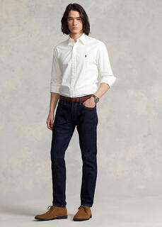 Узкие джинсы прямого кроя с кромкой Ralph Lauren