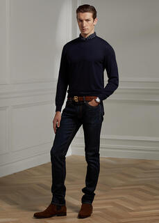 Эластичные джинсы узкого кроя Ralph Lauren