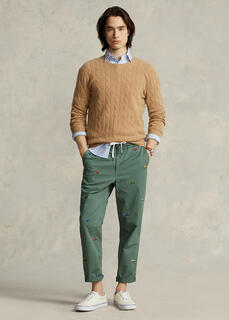 Эластичные брюки классического кроя Polo Prepster Ralph Lauren