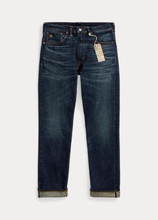 Высокие зауженные джинсы Bayview Selvedge Ralph Lauren