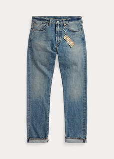 Высокие зауженные джинсы Calloway Selvedge Ralph Lauren