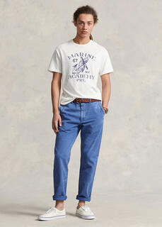 Классическая футболка из джерси с графическим принтом Ralph Lauren