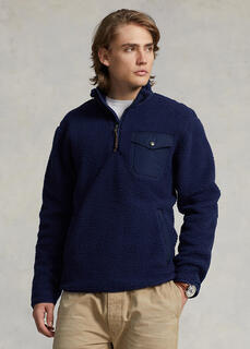 Гибридный флисовый пуловер Ralph Lauren