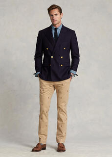 Эластичные облегающие брюки чинос поло с пони Ralph Lauren