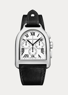 Большие стальные часы Ralph Lauren с хронографом