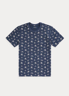 Трикотажная рубашка для сна из пике Ralph Lauren