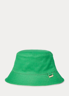 Двусторонняя хлопковая шляпа-ведро Ralph Lauren