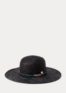 Солнечная шляпа из рафии с логотипом Ralph Lauren
