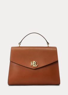 Кожаная сумка-портфель Farrah среднего размера Ralph Lauren