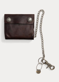 Кожаный кошелек с цепочкой Ralph Lauren