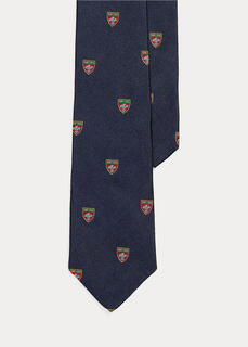 Клубный галстук из шелкового репса Ralph Lauren