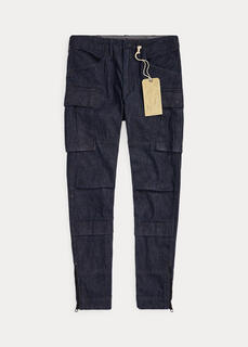 Эластичные узкие джинсовые брюки-карго Ralph Lauren
