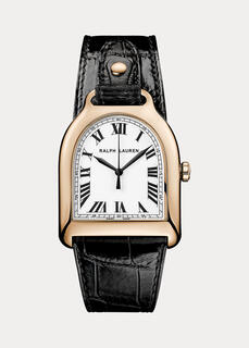 Часы Ralph Lauren из розового золота среднего размера