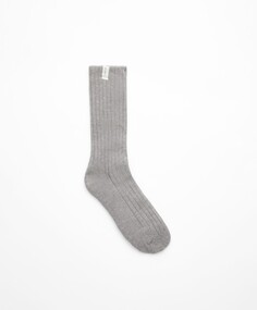 Классические носки в рубчик OYSHO, серый