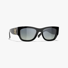 Солнцезащитные очки Chanel Rectangle, чёрный