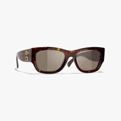 Солнцезащитные очки Chanel Rectangle, тёмно-бирюзовый