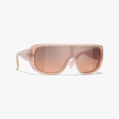 Солнцезащитные очки Chanel Shield, тёмно-розовый