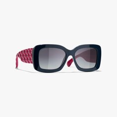 Солнцезащитные очки Chanel Rectangle, голубой/розовый