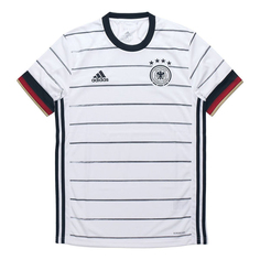 Футболка Adidas Soccer/Football Sports Training Short Sleeve Fan Edition Germany Home White, Белый