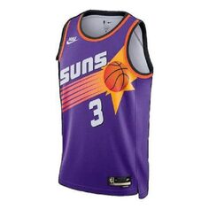 Майка Nike Phoenix Suns Chris Paul 3 Purple Hardwood Classic Dri-FIT Swingman Jersey, фиолетовый/оранжевый/белый