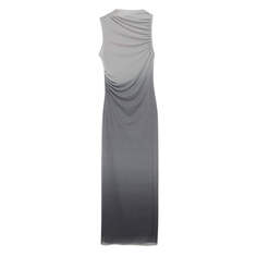 Платье Pull&amp;Bear Tie-Dye Tulle, серый