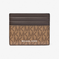 Картхолдер Michael Kors Greyson Logo Tall, светло-коричневый