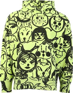 Худи Givenchy Allover Family Oversized Hoodie &apos;Fluo Yellow&apos;, желтый