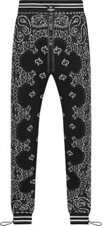 Спортивные брюки Amiri Bandana B-Ball Sweatpants &apos;Black/Grey&apos;, черный