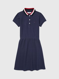 Платье Tommy Hilfiger Kids&apos; Polo, темно-синий