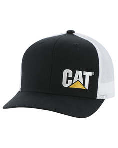 Мужская бейсболка Flexfit CAT Trucker, черный Caterpillar