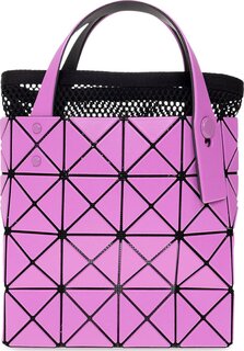 Сумка Bao Bao Issey Miyake Lucent Boxy Tote Bag Rose Pink, розовый