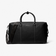 Дорожная сумка Michael Kors Hudson Leather Duffel, черный