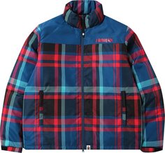 Куртка BAPE Check Down Jacket &apos;Navy&apos;, синий