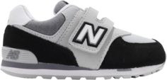 Детские кроссовки New Balance 574 Toddler Wide, черный/серый