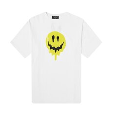 Футболка Balenciaga Large Fit Smiley T-Shirt &apos;White/Yellow/White&apos;, белый