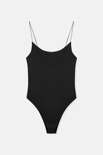 Боди Pull&amp;Bear Basic, черный