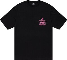 Футболка Stussy All Natural Pigment Dyed Tee &apos;Black&apos;, черный