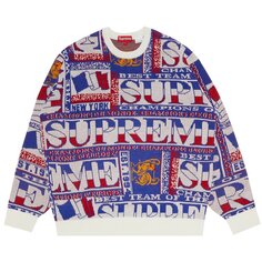 Свитер Supreme Scarf Sweater &apos;White&apos;, белый