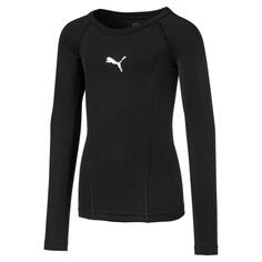 Детская футболка с длинным рукавом Puma Baselayer, черный