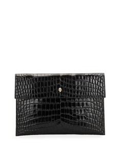 Сумка-клатч Skull Mock-Croc Envelope Alexander McQueen