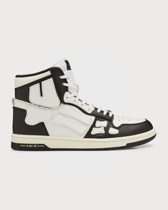 Мужские высокие кроссовки Skel-Top Hi Leather Bones Amiri