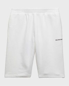 Детские хлопковые шорты без застежек с логотипом, размер 2–10 Balenciaga