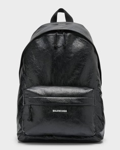Мужской кожаный рюкзак Explorer Balenciaga