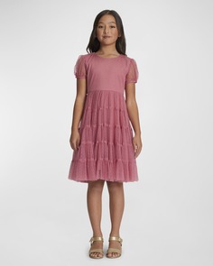 Сетчатое платье Lydia для девочки, размер 4–14 Bardot Junior