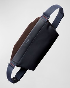 Мужская поясная сумка Mini Sling Premium из кожи и нейлона Bellroy