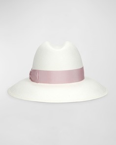 Claudette Panama Fedora с бантиком Borsalino