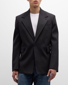 Мужская легкая компактная куртка из эластичной шерсти Bottega Veneta