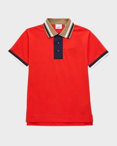 Рубашка поло Douglas Collegiate для мальчиков, размер 3–14 Burberry